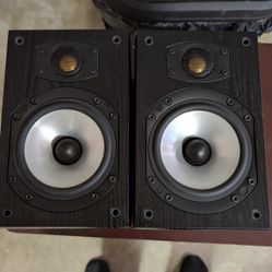 Monitor Audio Bookshelf Speakers.