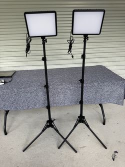 2 lights w/ tripods - Excellent condition
