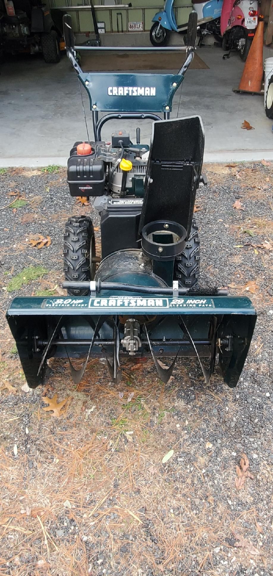 29” Craftsman snowblower