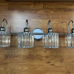 Bathroom Vanity Light, Chrome, New.