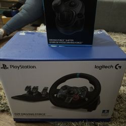 Logitech g29 gaming wheel PS only 