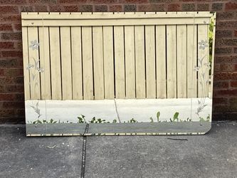 MCM Etched Floral Mirror 