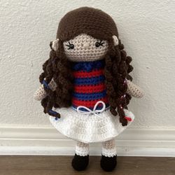 Crochet Handmade 4th Of July Inspired Doll 