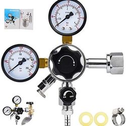 Mr. Brew Keg CO2 Regulator, Kegerator Regulator CGA320  0- 60 PSI Working Pressure