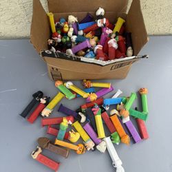 Box Full of Pez Dispensers 