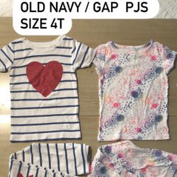 Pajamas / Short Sleeve PJs Size 4T