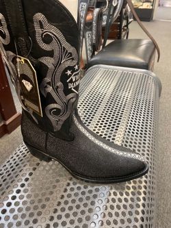 Botas vaqueras de piel para hombre