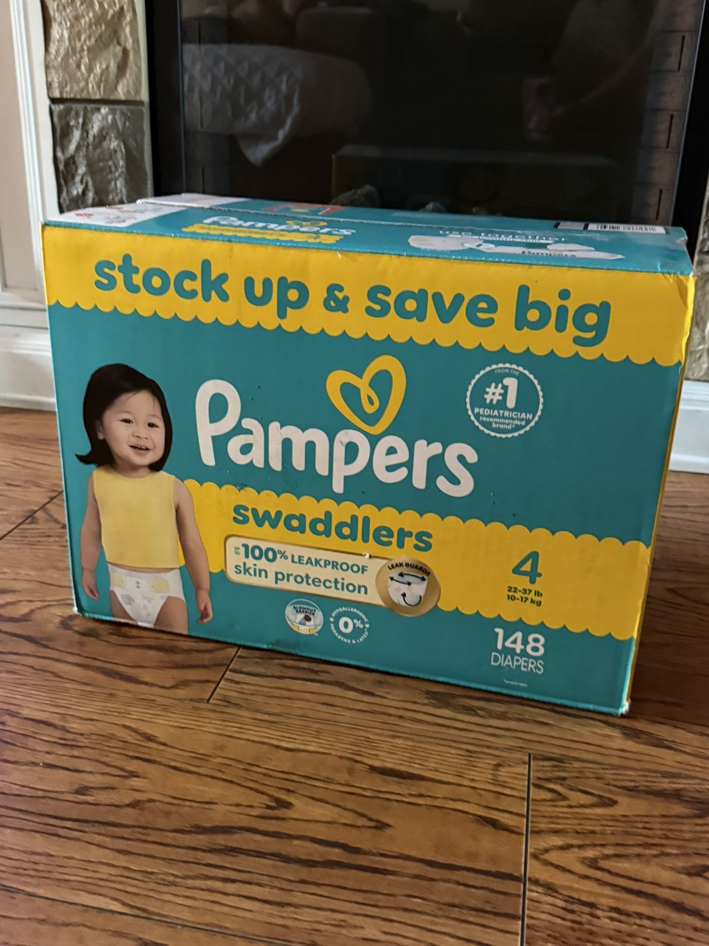 Pampers Swaddlers Sensitive Disposable Diapers Size 4