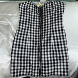 Black And White Gingham Dress
