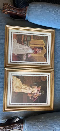 Vintage Romantic Framed Art Prints