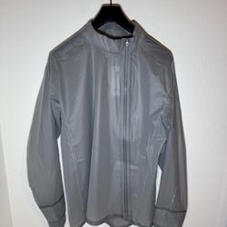 Hoka One One Performance Shield Jacket Mens L Grey