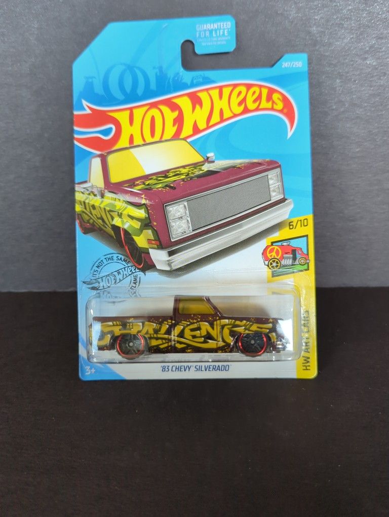 Hot Wheels Art Cars '83 Chevy Silverado