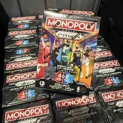 Lot of 20 Sealed Panini Prizm Monopoly NBA Basketball 2024-25 Blaster Bundle