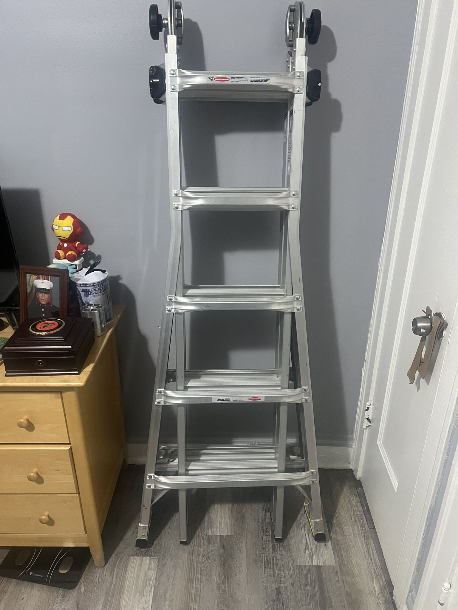 Gorilla extendable Ladder 150$