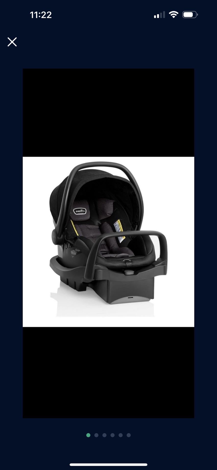 Evenflo LiteMax Infant Car Seat And Base