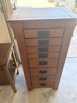 Powell Mission Style Jewelry Chest