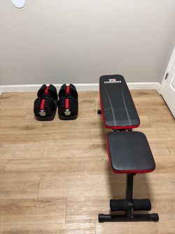 Adjustable dumbbells 90 pounds