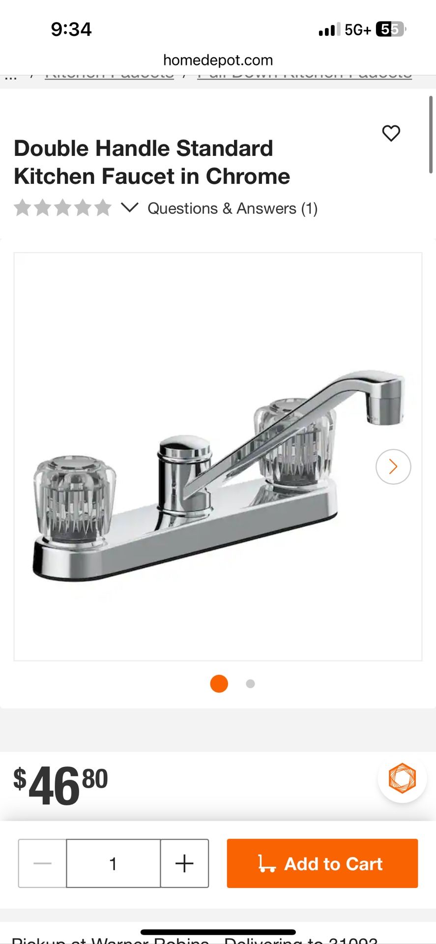 Kitchen Sink Faucet