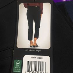 Banana Republic Crop Black 16 NWT