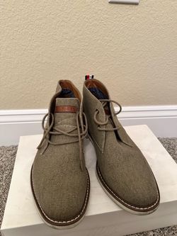 Tommy Hilfiger Canvas Chukka Boots Size 8