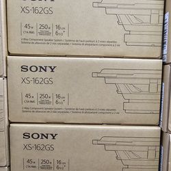 Sony XS-162GS 6 ½” 2-Way Component Speakers - 4ohm - 45 Watts RMS/250 Watts Max

