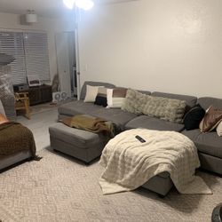Grey Modular Couch