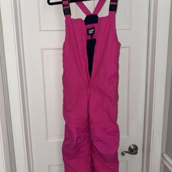 Lands End Girls Size 8 Snow Pants Bib