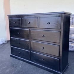 Pinewood 9 Drawer Dresser  ($479 White Color)