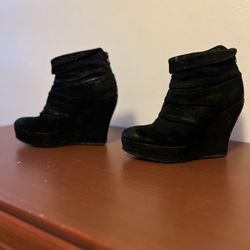 B1tch1n’ Wedge  Bootie ( Black 8)