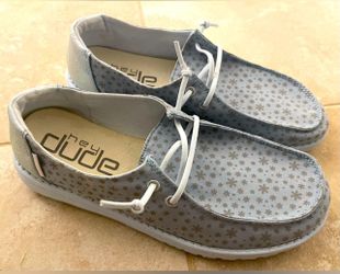 ❄️ Hey Dude Wendy Youth Sz 7 Snowflake Shoes-NWOT ❄️