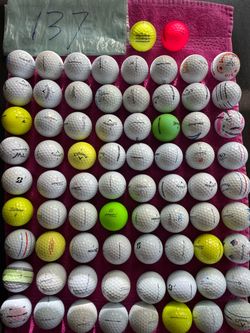 Batch#137 - 74 premium & mixed highly playable GOLF balls