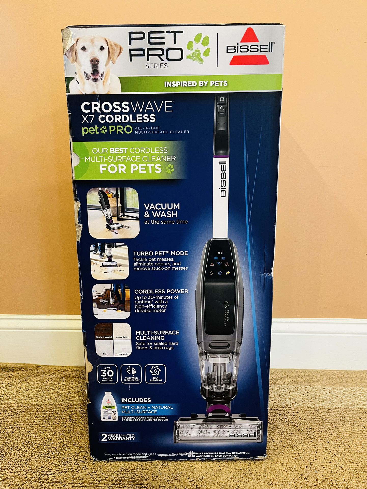 Brand New Bissell Cross Wave X7 Cordless 2 In 1 Vacuum & Shampooer 