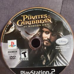 Pirates Of The Caribbean At Worlds End PS2 disc only