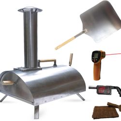 Pellethead PoBoy Outdoor Pellet Pizza Oven Like Ooni Wood Fired Grill Accessories