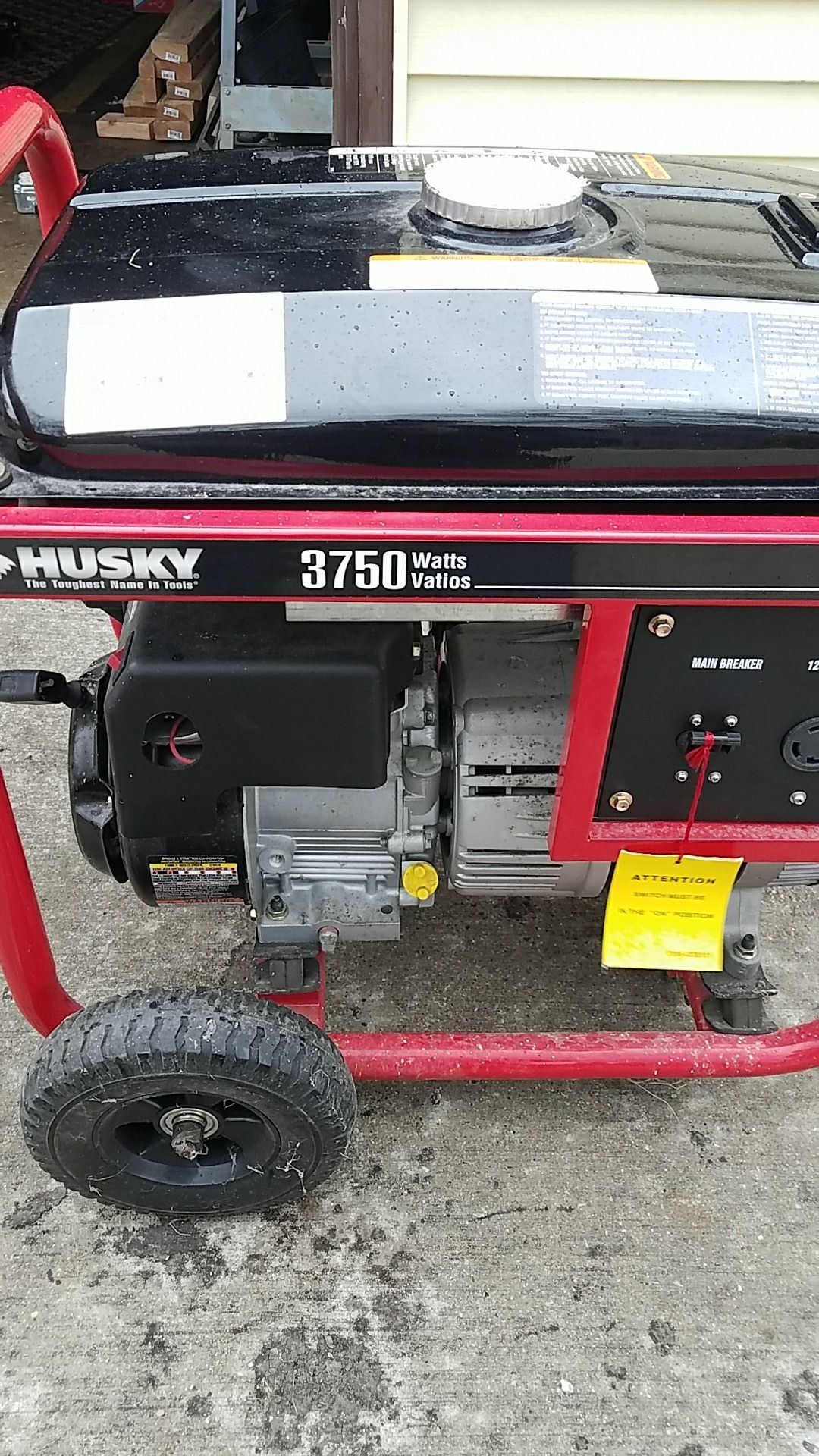 Husky generator 3750 watt / 4000 starting Watt for Sale in Des Plaines