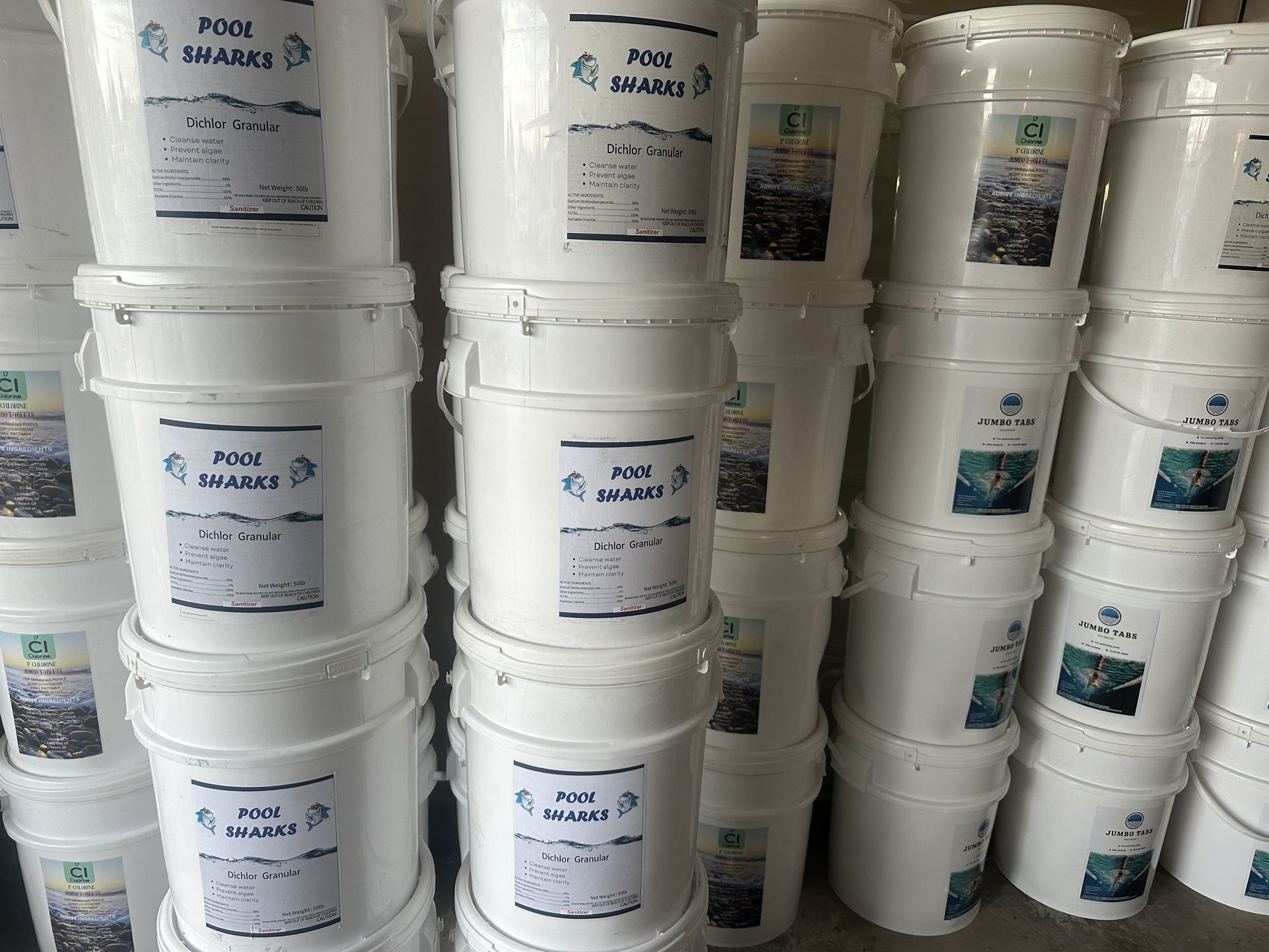 50 Lbs - 3” Chlorine tablets