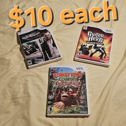 Nintendo Wii Games $10 Each