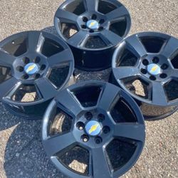 20” CHEVROLET CHEVY SILVERADO WE FINANCE GMC SIERRA RIMS WHEELS SET FACTORY OEM