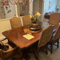 Real Wood Dinner Table 