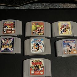 Paper Mario Pokemon N64 Lot