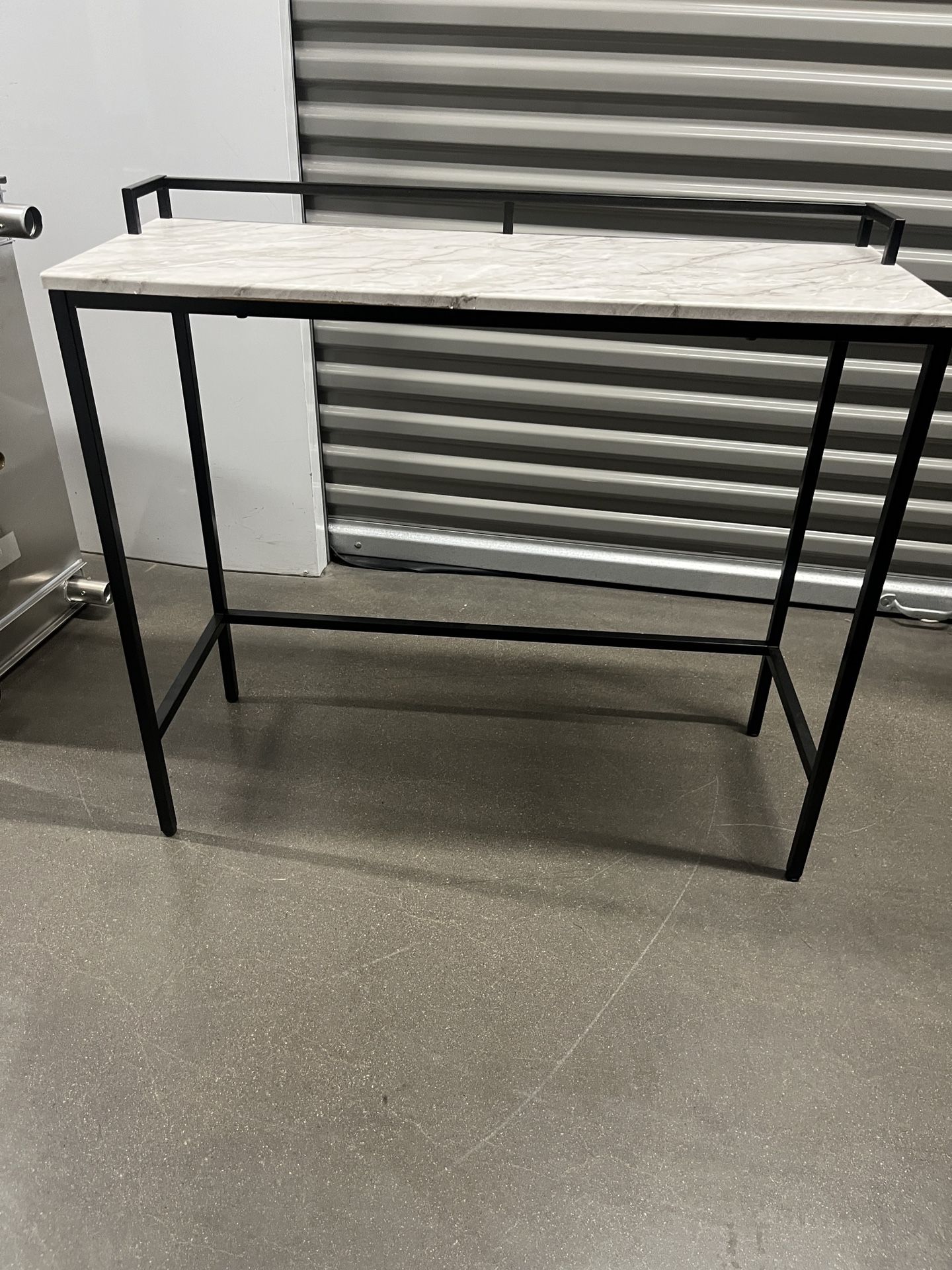 White Marble Console Table