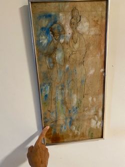 Artwork by Dippie Mae signed by the artist.