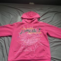 Sp5der Pink Hoodie