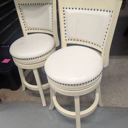 White Bar Stools