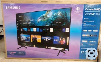 55 Samsung smart 4K HDTV $55 to our financing free delivery six month Warren