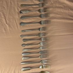 Silver Medium Forks (18 Piece)