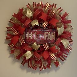 San Francisco 49ers Wreath 