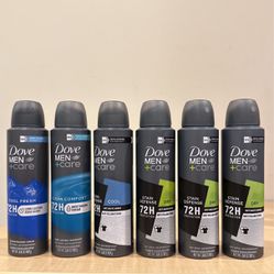 Dove Men dry spray deodorant 3.8 oz: $5 each