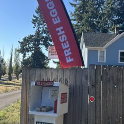 Farm Fresh Eggs- Pasture Raised Happy Chickens, Self Serve Damascus, If “fresh Eggs” Flag Is Up We Have Eggs For Sale!