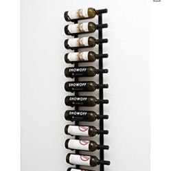 Metal Wine Rack Matte Black 